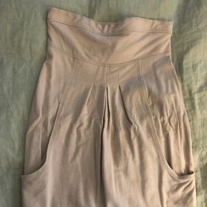 Moda International strapless dress.